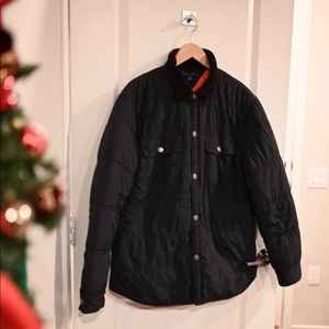 Tommy Hilfiger Navy Quilted Jacket SZ LG Like New Condition